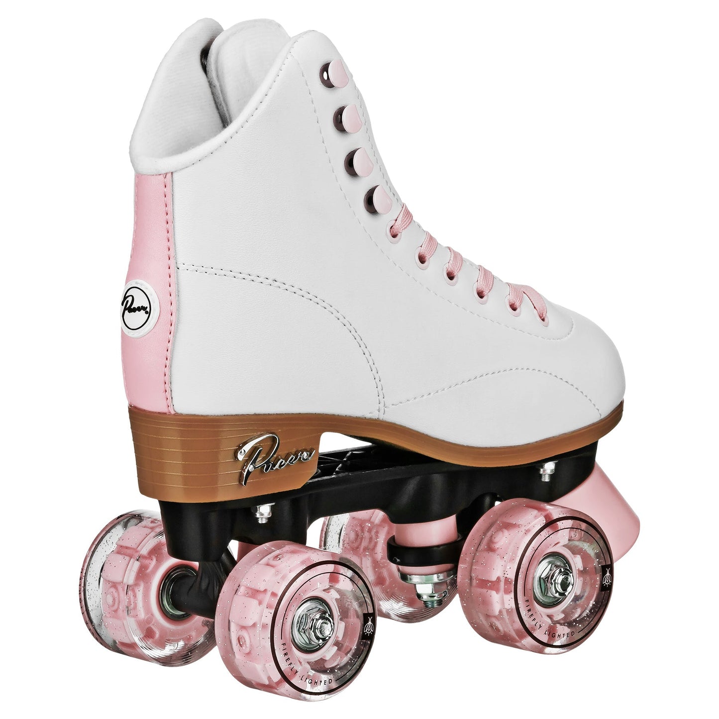 Pacer Comet Hightop Girl's Quad Skate with Light Up Wheels
