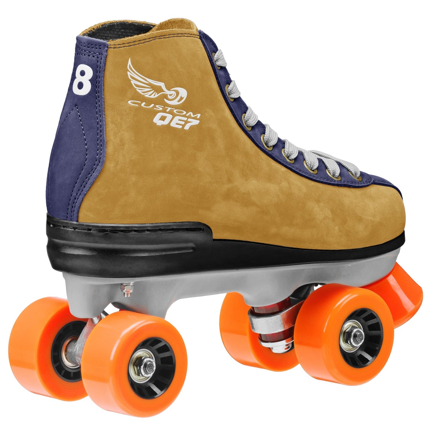 Pacer Custom QE-7 Adult Rental Rink Skates (Green Wheels)