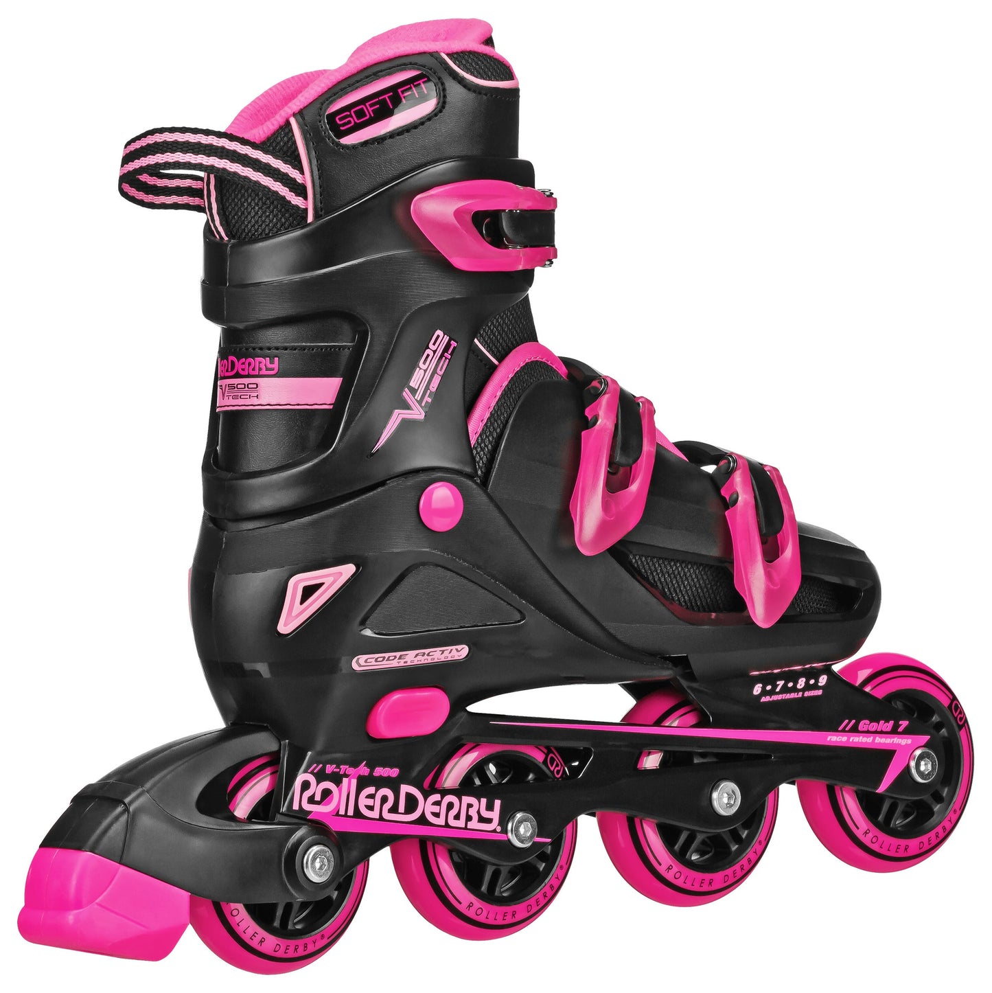 V-Tech 500 Women's Inline Skates with Adjustable Sizing