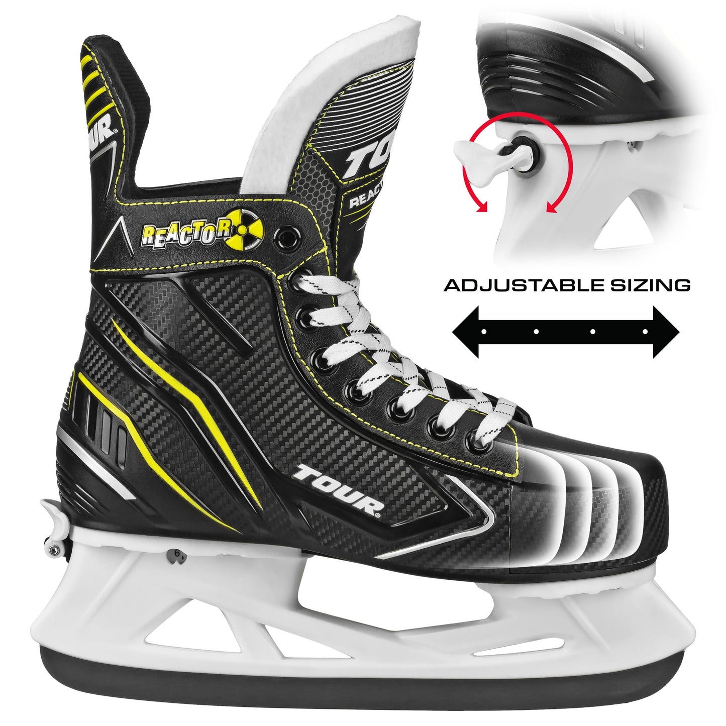 Lake Placid Reactor Boy's Hockey Ice Skates
